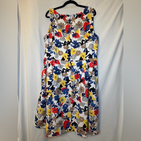 Jones New York Colorful Floral Midi Dress - Picture 2 of 4